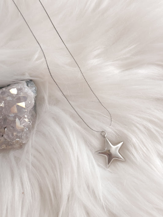 Star silver Necklace