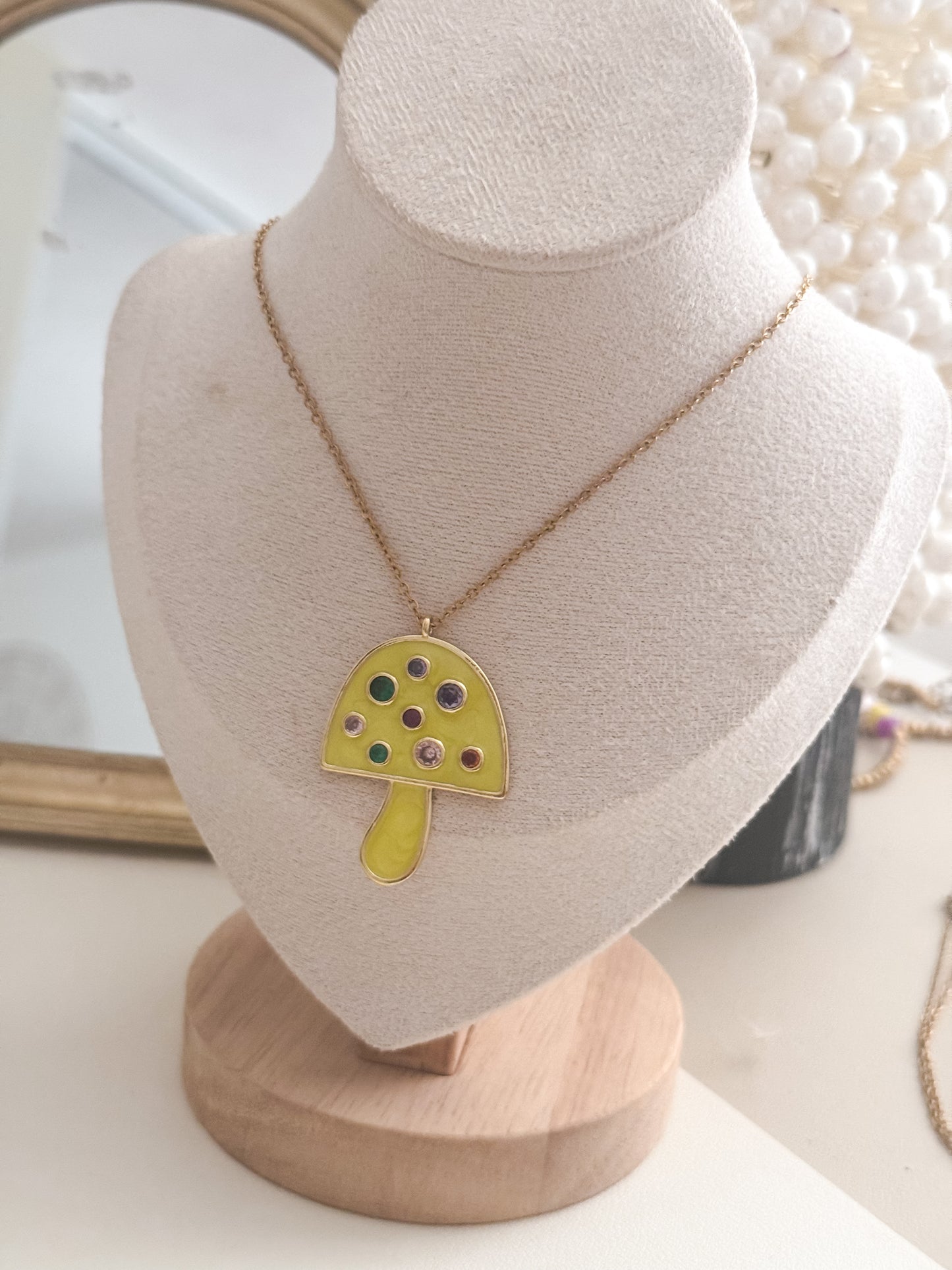 Mushrooms Necklace