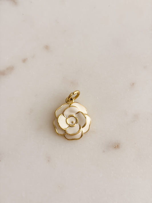 Flor blanca Charm