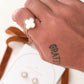 Clover white Ring