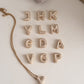 Bubble Initial Necklace